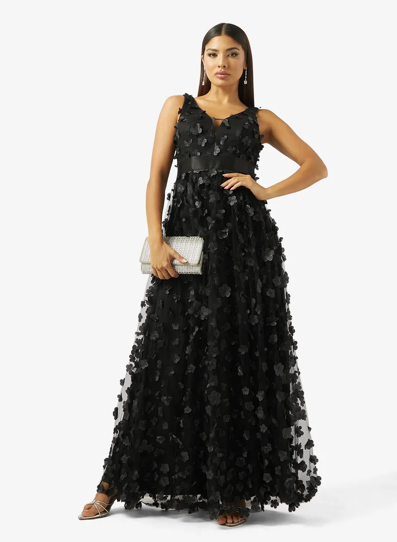 Ella Limited Edition  A-line Textured Dress for Women | Best Price UAE